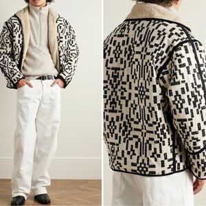 Isabel Marant's 'Nelkis' Western sherpa style jacket NWT